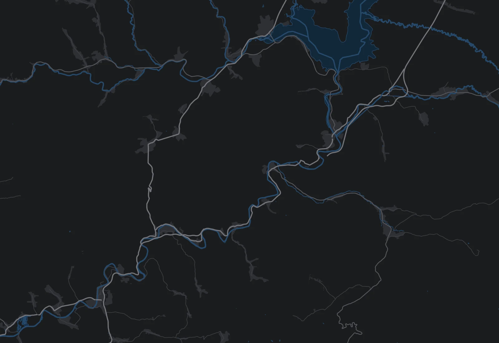 Mapa Oravy: fitko Arsenal Gym Krivá a trasy z Tvrdošína, Trstenej, Nižnej, Námestova a Dolného Kubína